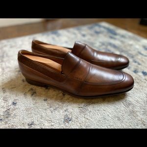 Men’s Gucci Brown Leather Loafer Dress Shoe